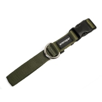 Mystique® Nylon Halsband Profi 25mm khaki 50-60cm