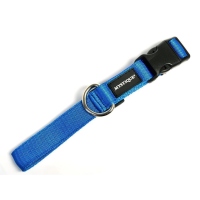 Mystique® Nylon Halsband Profi 30mm blau 40-50cm