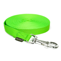 Mystique® Nylon Schleppleine 20mm neongrün 10m robust Karabinerhaken