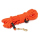 Mystique® Nylon Feldleine rund 7mm neon orange 20m messing Karabinerhaken