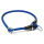 Mystique® Biothane Halsband rund mit Zugbegrenzung 8mm blau 45cm