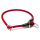 Mystique® Biothane Halsband rund mit Zugbegrenzung 8mm rot 35cm