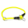 Mystique® Biothane Halsband rund mit Zugbegrenzung 8mm neon gelb 35cm