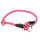 Mystique® Biothane Halsband rund mit Zugbegrenzung 8mm neon pink 65cm