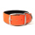 Mystique® Biothane Halsband Deluxe Neopren 38mm rostfrei neon orange 35-43cm