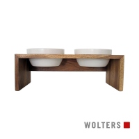 Wolters Gohan Doppelnapf teak M (2 x 1,0 L)