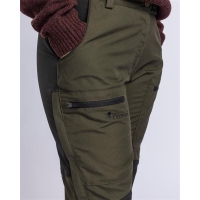 Pinewood 3085 Caribou TC Damen Hose Moosgrün/Schwarz...