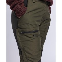 Pinewood 3085 Caribou TC Damen Hose Moosgrün/Schwarz (153) 46