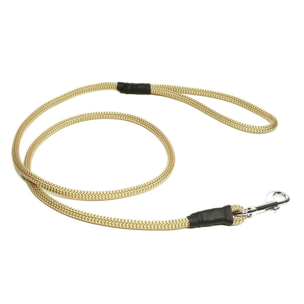 Mystique FT Leine mit Karabiner 8mm beige 150cm