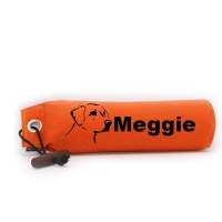 Mystique Dummy Einzel Name orange Labrador Retriever Kopf