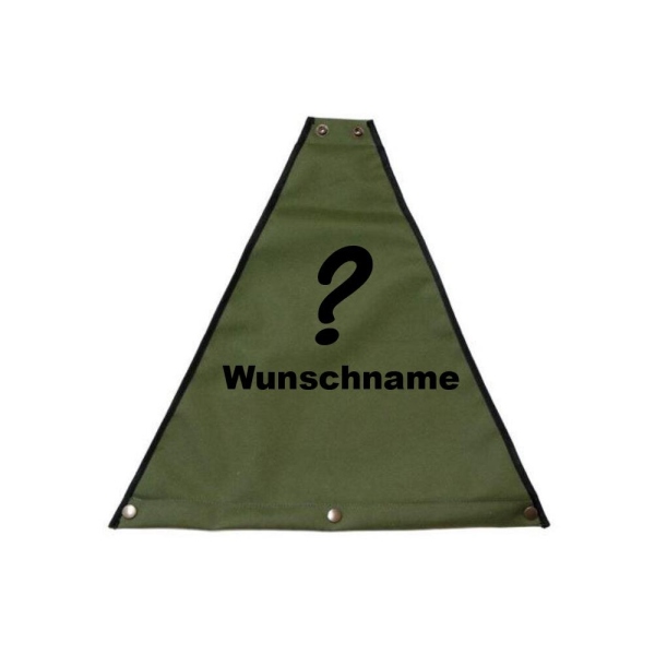 Mystique Dreieck Profiweste khaki personalisiert