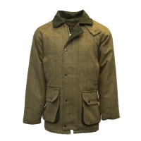 Tweed Jacke Derby Herren light sage 3XL