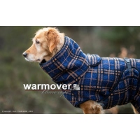 Warmover Karo Fleece Cape dark blue S (59cm)