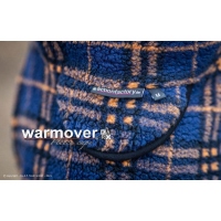 Warmover Karo Fleece Cape dark blue S (59cm)