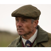 Tweed Flat Cap Derby dark sage 2XL (61cm)