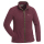 Pinewood 3101 Nydala Damen Fleecejacke Burgundy/Wildlederbraun (548) XXL