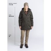 Pinewood 3414 Värnamo Damen Winterjacke D. Grün (103) XS