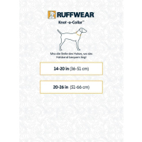 Ruffwear Knot-a-Collar Hundehalsband Aurora Teal