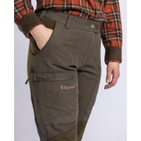 Pinewood 3986 Caribou Hunt Extreme Damen Hose Wildlederbraun/D. Olive (244) 40