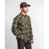 Pinewood 9525 Lumbo Hemd Olive / Wildlederbraun (189) XL