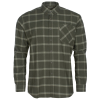 Pinewood 5009 Värnamo Flannel Hemd Dunkelgrün / Grün (124) XL