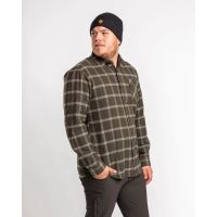 Pinewood 5009 Värnamo Flannel Hemd Dunkelgrün / Grün (124) XL