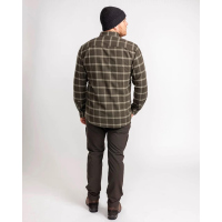 Pinewood 5009 Värnamo Flannel Hemd Dunkelgrün / Grün (124) XL