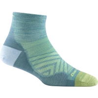 Darn Tough Run Quarter 1/4 Ultra Lightweight Socken aqua...