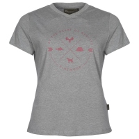 Pinewood 3321 Finnveden Trail Damen T-Shirt L.Grey...