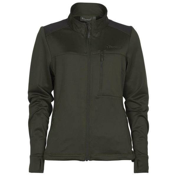 Pinewood 3209 Abisko Power Damen Fleecejacke Moosgreen (135) XS