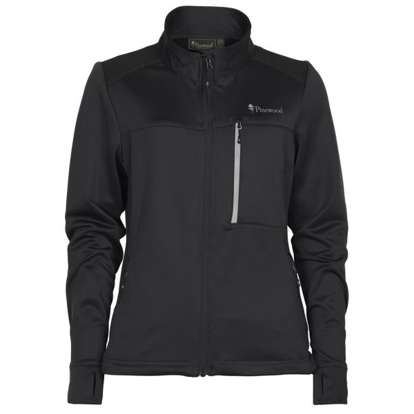 Pinewood 3209 Abisko Power Damen Fleecejacke Black (400) L