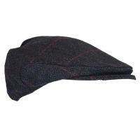 Tweed Flat Cap Derby Blue Tweed L (59cm)