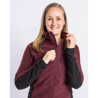 Pinewood 3248 Air Vent Fleece Jacke Damen Earth Plum (815)