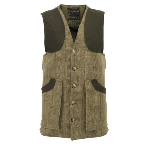 Tweed Weste Derby Winston Herren light sage XXL