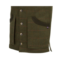 Tweed Weste Derby Winston Herren dark sage