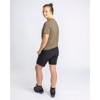 Pinewood 3111 Abisko Light Stretch Damen Shorts Black (400)