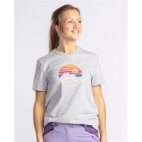 Pinewood 3449 Finnveden Recycled Outdoor Damen T-Shirt L.Grey Melange (454)