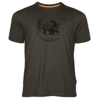 Pinewood 5451 Wildschwein T-Shirt Suede Brown (241) XL