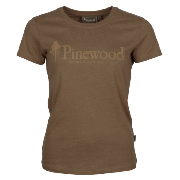 Pinewood 3445 Outdoor Life T-Shirt Damen Nougat (213)