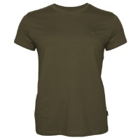 Pinewood 3447 3-Pack Damen T-Shirt Green/H.Brown/Khaki (720)