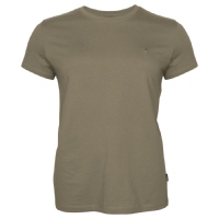 Pinewood 3447 3-Pack Damen T-Shirt Green/H.Brown/Khaki (720)