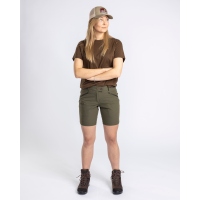 Pinewood 3447 3-Pack Damen T-Shirt Green/H.Brown/Khaki (720)