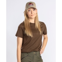 Pinewood 3447 3-Pack Damen T-Shirt Green/H.Brown/Khaki (720)