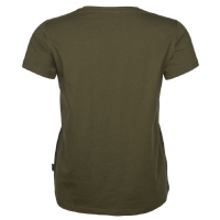 Pinewood 3447 3-Pack Damen T-Shirt Green/H.Brown/Khaki (720)