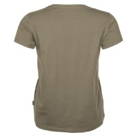 Pinewood 3447 3-Pack Damen T-Shirt Green/H.Brown/Khaki (720) M