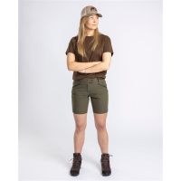 Pinewood 3447 3-Pack Damen T-Shirt Green/H.Brown/Khaki (720) XL