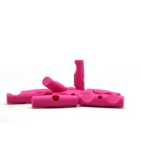 MewogS Plastic toggle Wurfgriff Dummy hot pink 15