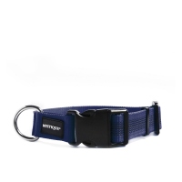 Mystique Gummiertes Halsband 50-60cm 25mm royal blau