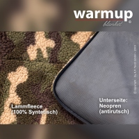 Warmup Blanket Camouflage 65 x 100cm