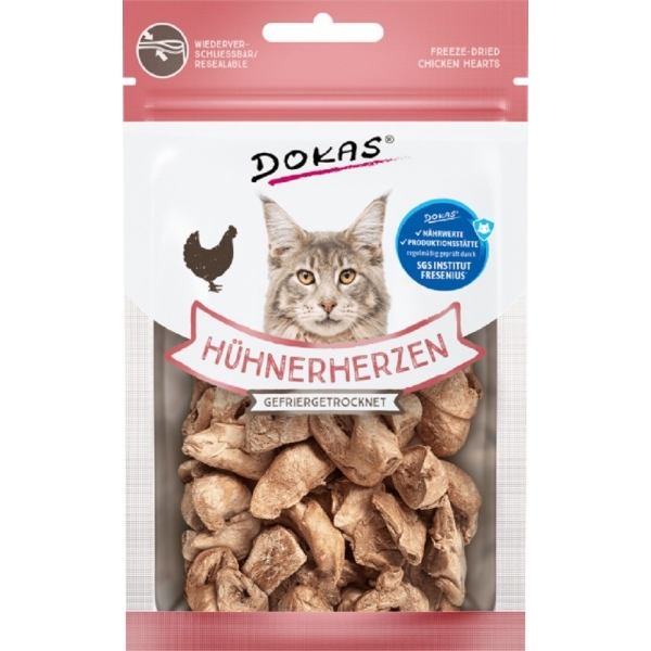 DOKAS - Hühnerherzen 1er Pack (1 x 15g)